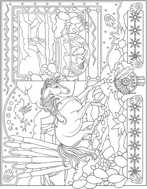 dragonfly treasure collage art coloring pages