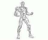 Coloring Ultron Pages Popular Library Clipart Coloringhome Line sketch template