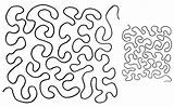 Stipple Meander 2x Stencil Quilting Line Quilts Pounce Reusable A3 Sizes Use Au Code Sewingbuddies sketch template