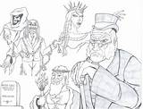 Scrooge Ebenezer sketch template