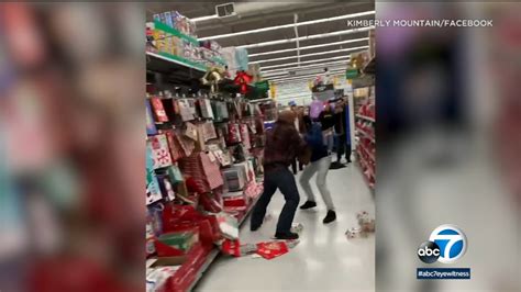 black friday fight video shows  marines throwing punches  walmart  murrieta abc