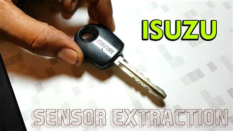 isuzu key sensor extraction youtube