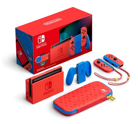 nintendo switch mario red  blue edition    pre order   retailers vg