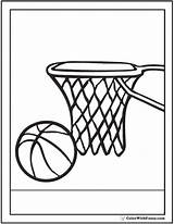 Basketball Coloring Pages Print Ball Colorwithfuzzy sketch template