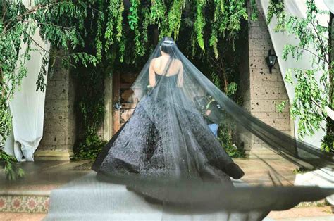look maja salvador stuns in black bridal gown as ivy aguas in wildflower s wildest wedding