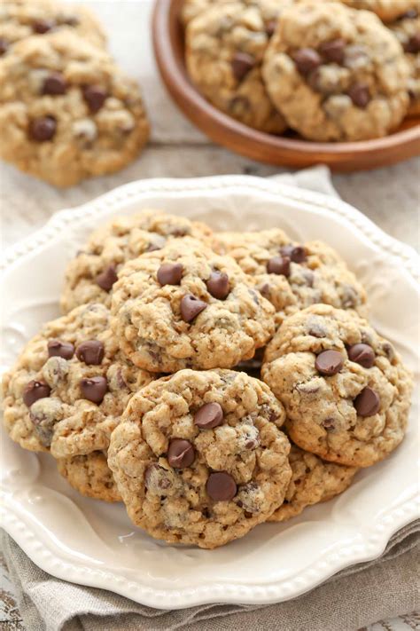 soft  chewy oatmeal chocolate chip cookies   bake
