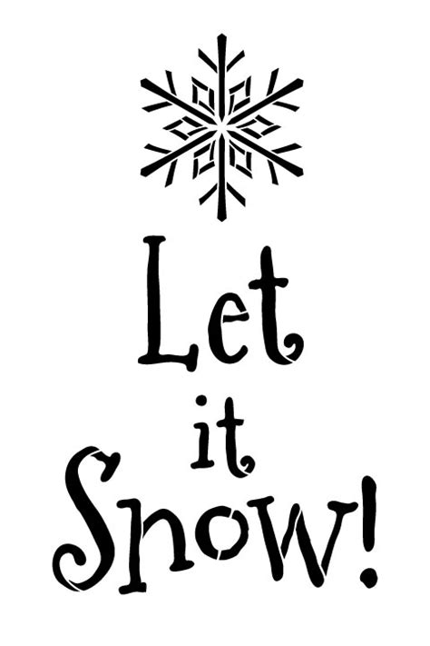 snow  snowflake word art