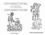 Coloring Pages Canon Andrew St Clean Week Great Odes Monday Night Compline sketch template
