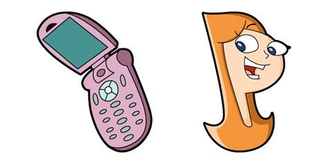 phineas and ferb candace flynn and phone cursor sweezy custom cursors