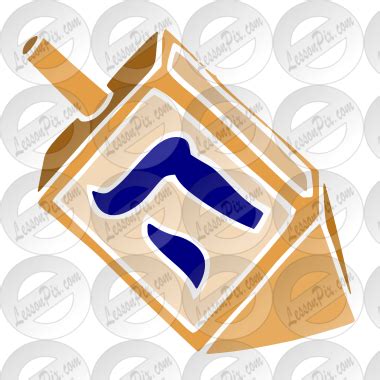 dreidel stencil  classroom therapy  great dreidel clipart