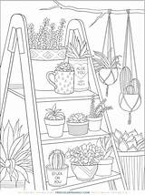 Coloring Pages Plants Colouring Adult Adults Printable Cute House Book Sheets Kids Au Books Choose Board Theorganisedhousewife sketch template