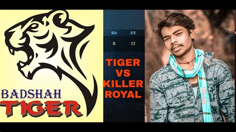Tiger Vs Killer Royal 1v1 Tdm Only Sniper Adarsh Tiger Pubg Mobile