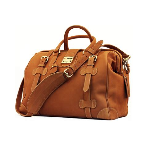 leather safari bag lariat mulholland leather goods touch