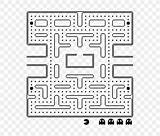 Pac Maze Coloring Pacman sketch template