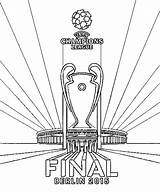 Champions Ligue Uefa Coloriage Dibujar sketch template