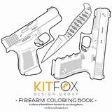 Coloring Kitfox Glock Ar Tactical Firearm Distributors sketch template