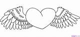 Easy Drawings Hearts Drawing Cliparts Heart Kids Draw Coloring Cute Pages Printable sketch template