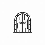 Arched Cellar sketch template
