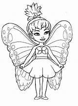 Coloring Fairy Pages Cute Butterfly Princess Girls Anime Plum Sugar Print Animals Fairies Printable Color Book Getcolorings Barbie Sheets Teenagers sketch template