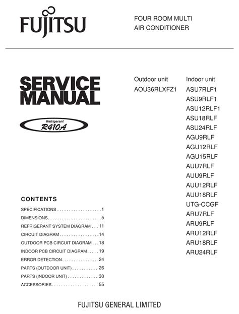 fujitsu asurlf service manual   manualslib