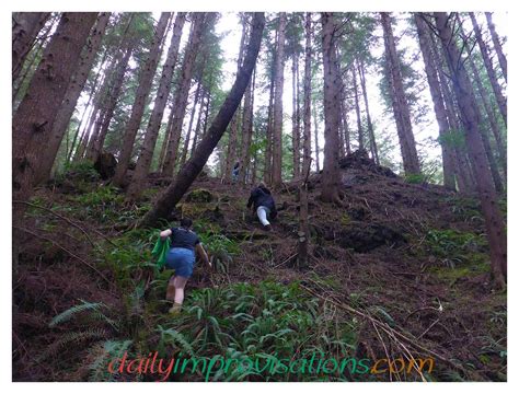 helpless female doesnt  lost   oregon coast forest fun fitness