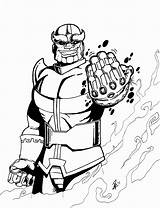 Thanos Colorir Iron Personagem Desenhos Coloriage Assemble Hulk Gauntlet Buster Tudodesenhos Guardians Thor Coloring sketch template