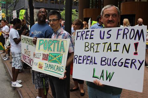 protesters call for repeal of jamaica s anti gay law