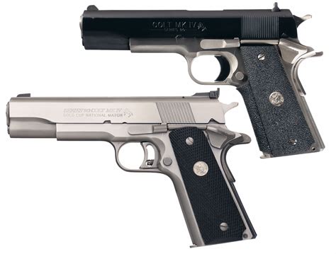 colt semi automatic pistols  colt mk iv series  combat elite