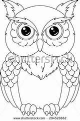 Buho Lechuza Owl sketch template