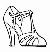 High Shoes Shoe Heels Template Vector Heel Coloring Sandal Outline Pages Drawing Colouring Stencil Fashion Templates Choose Board Mx sketch template