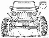 Bronco Lifted sketch template