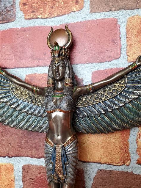 Vintage Goddess Isis Wall Plaque Ancient Egyptian Goddess Etsy