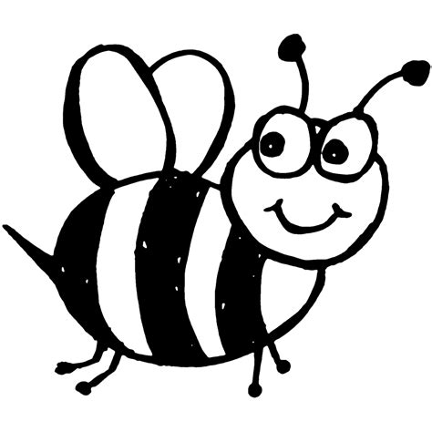 honey bees colouring  picture clipart