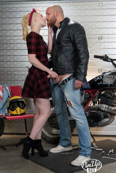 pinup girl misha cross gets fucked by a biker 1 of 2