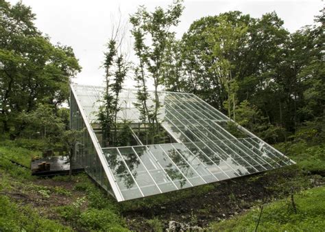 glass greenhouse residence  japan designs ideas  dornob