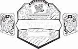 Wwe Coloring Pages Wrestling Belt Title Printable Template Colouring Birthday Belts Parties Print Party Cena John 6th Sketch Templates sketch template