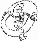 Toy Story Woody Coloring Pages Cartoon Printable Disney Lasso Clipart Color Colouring Sheet Character Kids Friends Printables Cliparts Allen Library sketch template