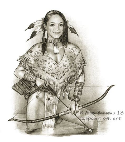 native american sketches pen art kristin kreuk native american