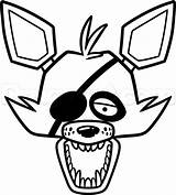 Foxy Fnaf sketch template