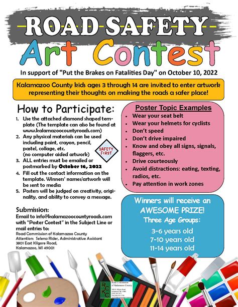 kids art contest comstock township