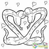 Coloring Snakes Pages sketch template