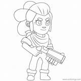 Shelly Brawl Stars Coloring Draw Pages Xcolorings 752px 53k Resolution Info Type  Size Jpeg sketch template