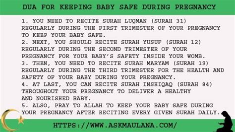 4 Amazing Safe Pregnancy Dua For Successful Pregnancy Ask Maulana