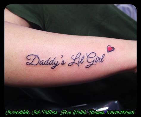 daddy slilgirl tattoo daddy s lil girl