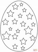 Easter Egg Coloring Stars Pages Eggs Printable Star Vector Drawing Line Color Print Drawings Colouring Book Simple Super Puzzle Christmas sketch template