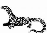 Goanna Clipart Cliparts Clip Colouring Pages Miner Coal Clipground 71kb sketch template