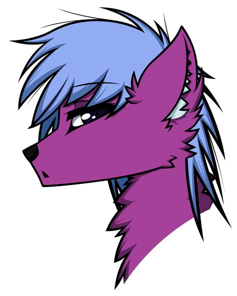 purple wolf  tehawesomeface  deviantart