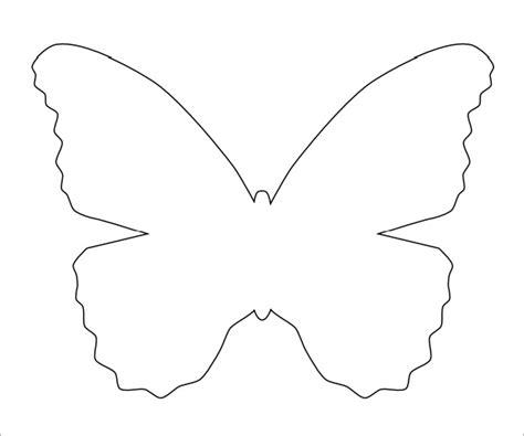 images  side  butterfly template printable large printable