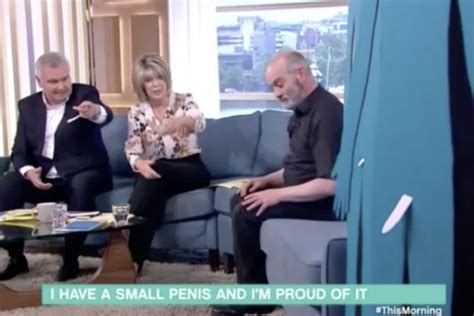 this morning viewers left shocked over micro penis interview ok magazine