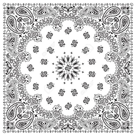 bandana pattern drawing  getdrawings